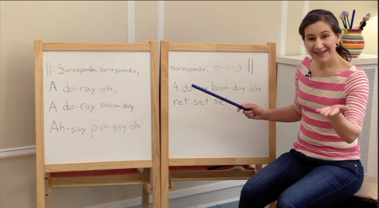 Deborah Skydell Pasternack teaching Sarasponda